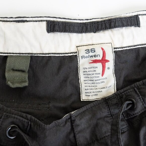 Relwen Military Roll-Up Pants Dark Smoke Lightweight Utility Huckberry 36x32 - Picture 5 of 16
